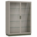 Vitrina de Madera y Vidrio Templado de 180x100x40 cm