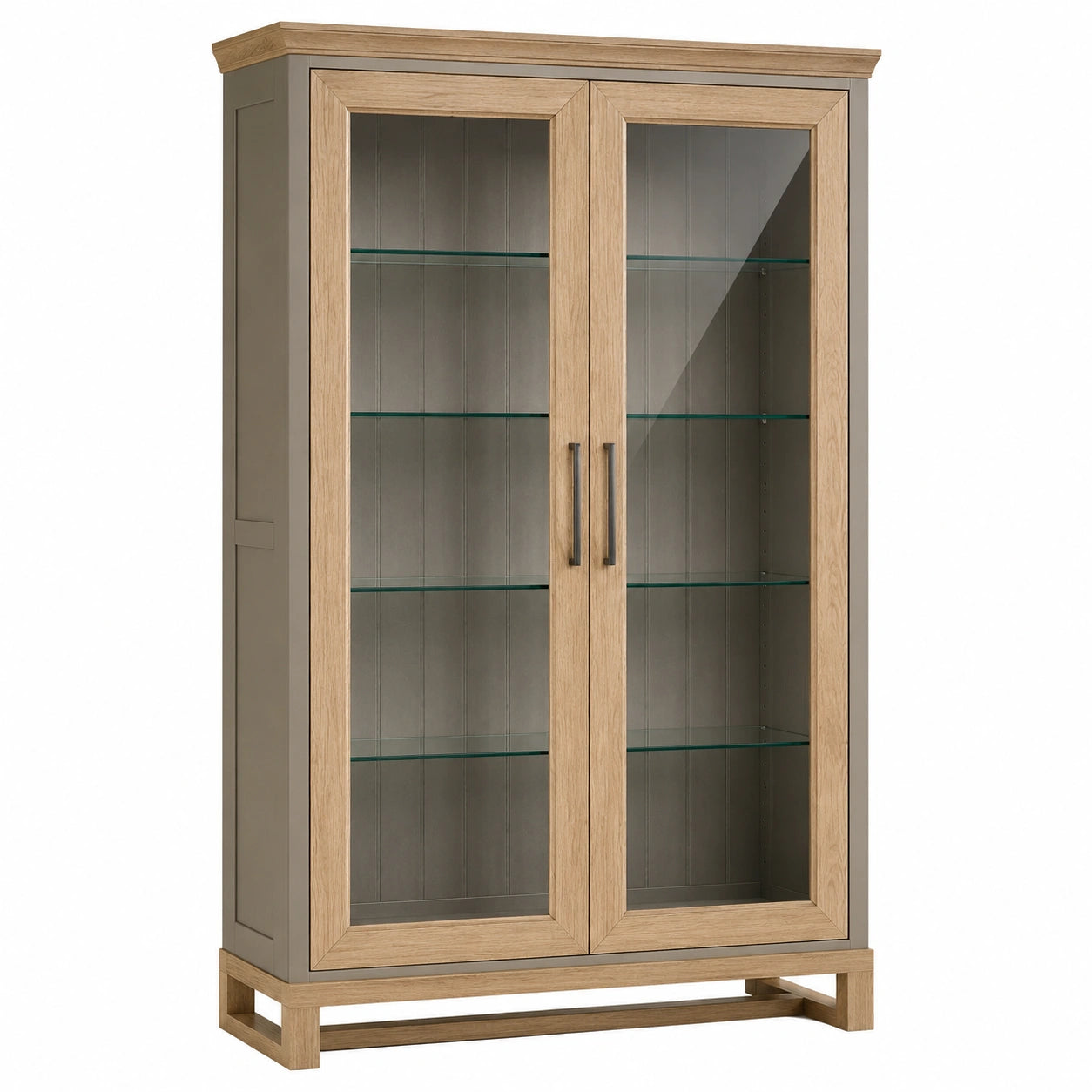 Vitrina de Madera y Vidrio Templado