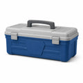 Caja de herramientas de polipropileno Gris/Azul 40x20x20 cm