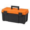 Caja de herramientas de polipropileno Negro/Naranja 40 cm