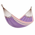 Hamaca de Algodón Morado y Rosa 200x150 cm